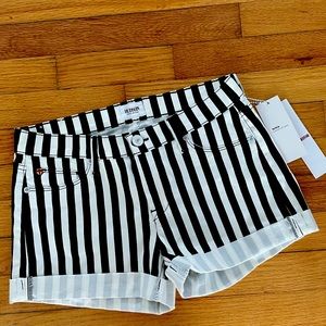 Hudson Nina Striped Shorts
